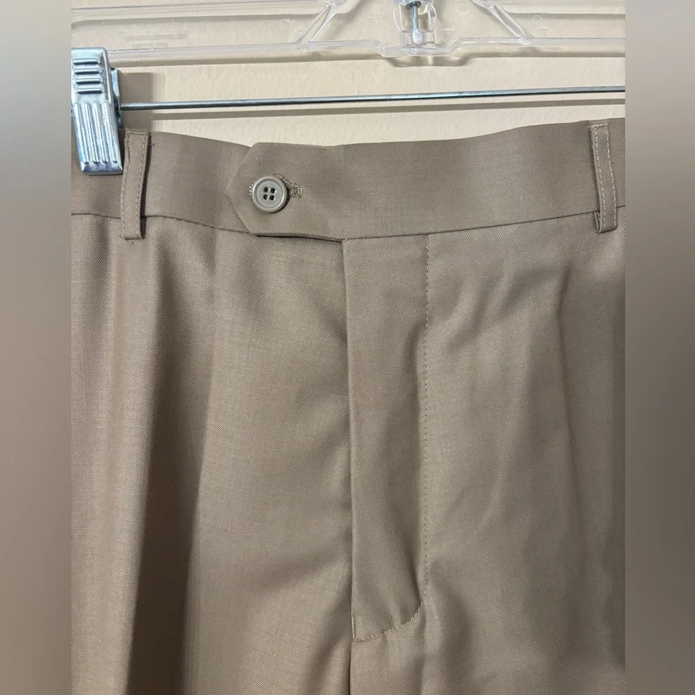 NWT men’s Vinci Philosophy dress pants 40x32 KHAKI ON-900 - Picture 5 of 13